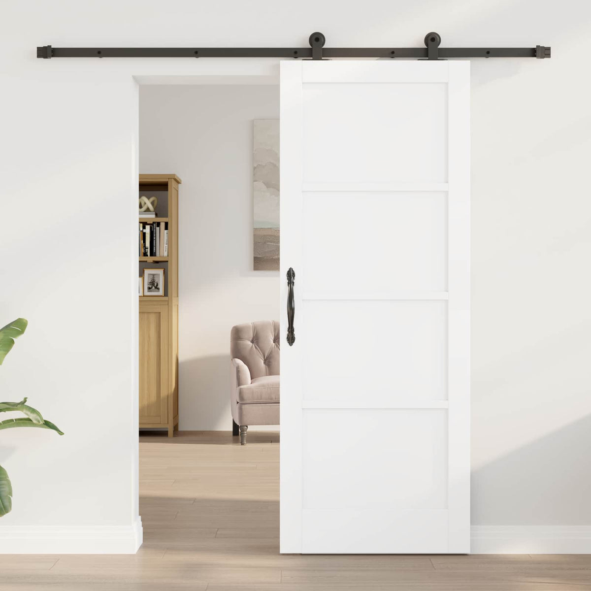 Συρόμενη Πόρτα ORKDAL 78 x 202 cm Επεξεργασμένο Ξύλο - Pakobazaar