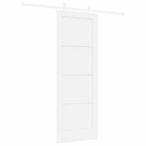 Συρόμενη Πόρτα 73,5 x 198,5 cm Επεξεργασμένο Ξύλο Λευκό - Pakobazaar