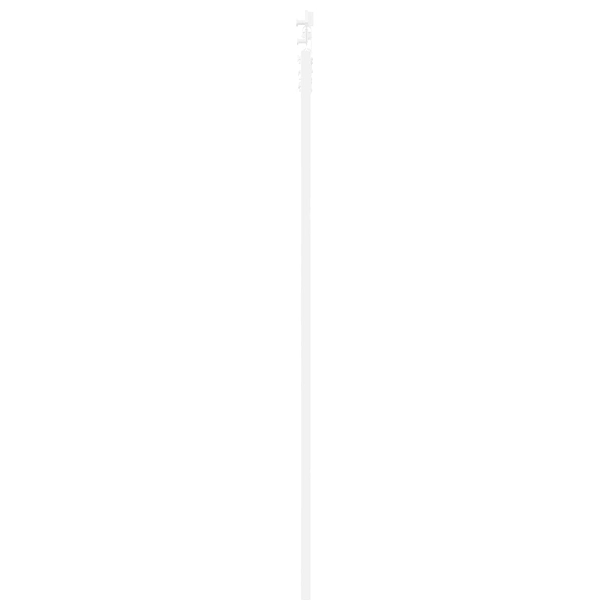 Συρόμενη Πόρτα 83 x 211 cm Επεξεργασμένο Ξύλο Λευκό - Pakobazaar