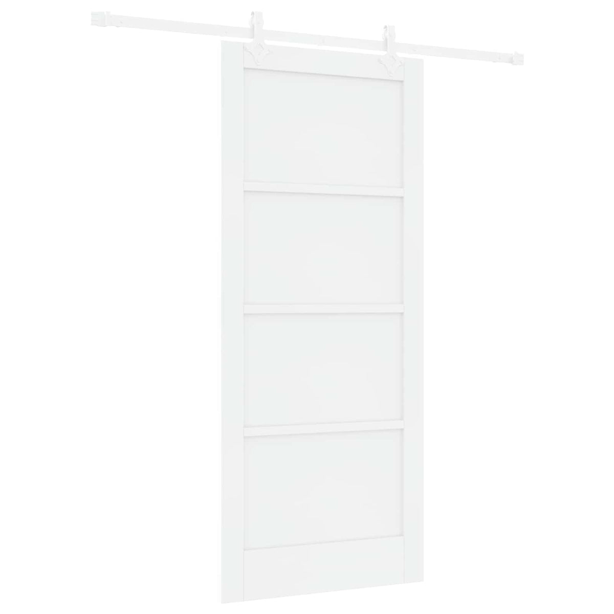 Συρόμενη Πόρτα 86 x 198,5 cm Επεξεργασμένο Ξύλο Λευκό