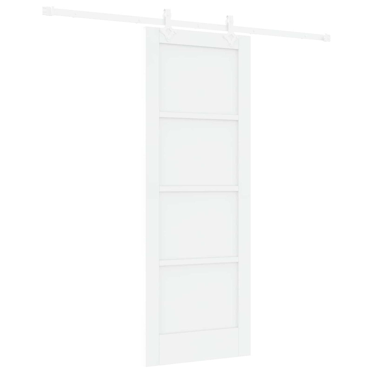 Συρόμενη Πόρτα 73,5 x 198,5 cm Επεξεργασμένο Ξύλο Λευκό