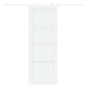 Συρόμενη Πόρτα 73,5 x 198,5 cm Επεξεργασμένο Ξύλο Λευκό