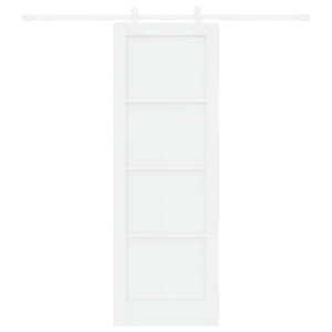 Συρόμενη Πόρτα 73,5 x 211 cm Επεξεργασμένο Ξύλο Λευκό