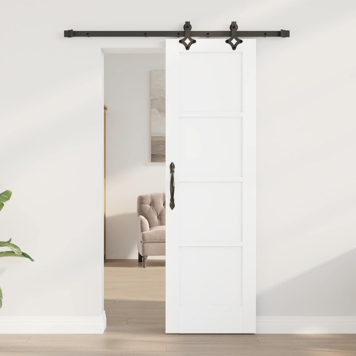 Συρόμενη Πόρτα ORKDAL 61 x 198,5 cm Επεξεργασμένο Ξύλο - Pakobazaar