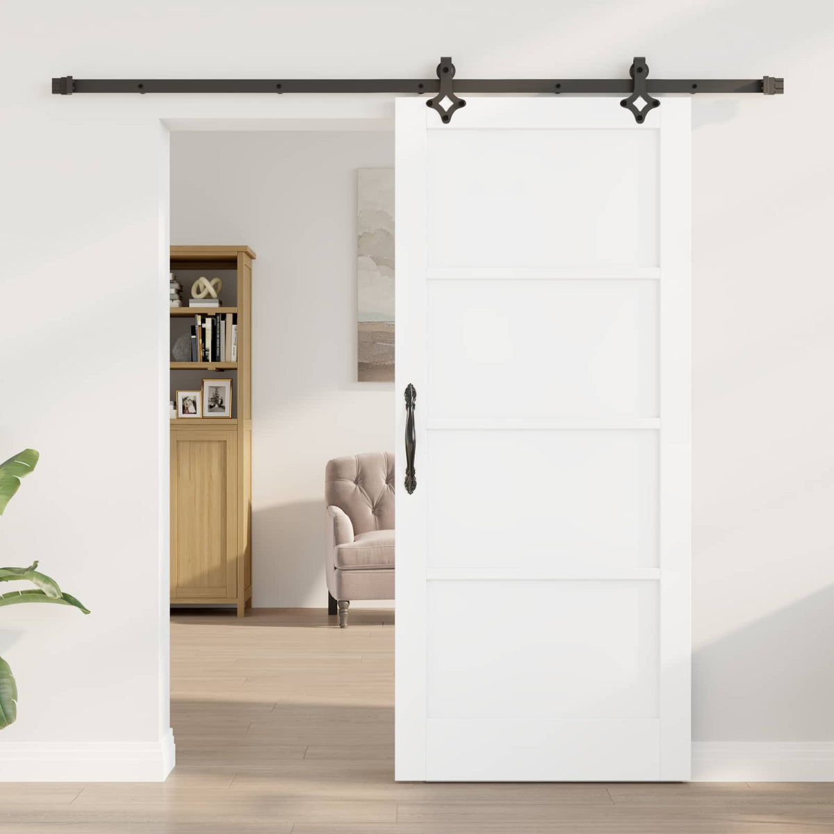Συρόμενη Πόρτα ORKDAL 86 x 198,5 cm Επεξεργασμένο Ξύλο - Pakobazaar