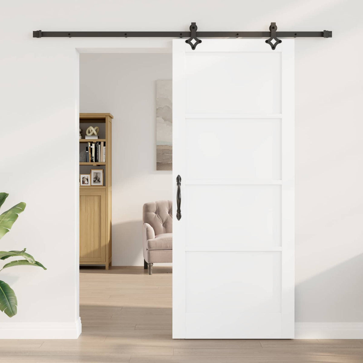 Συρόμενη Πόρτα ORKDAL 86 x 211 cm Επεξεργασμένο Ξύλο - Pakobazaar
