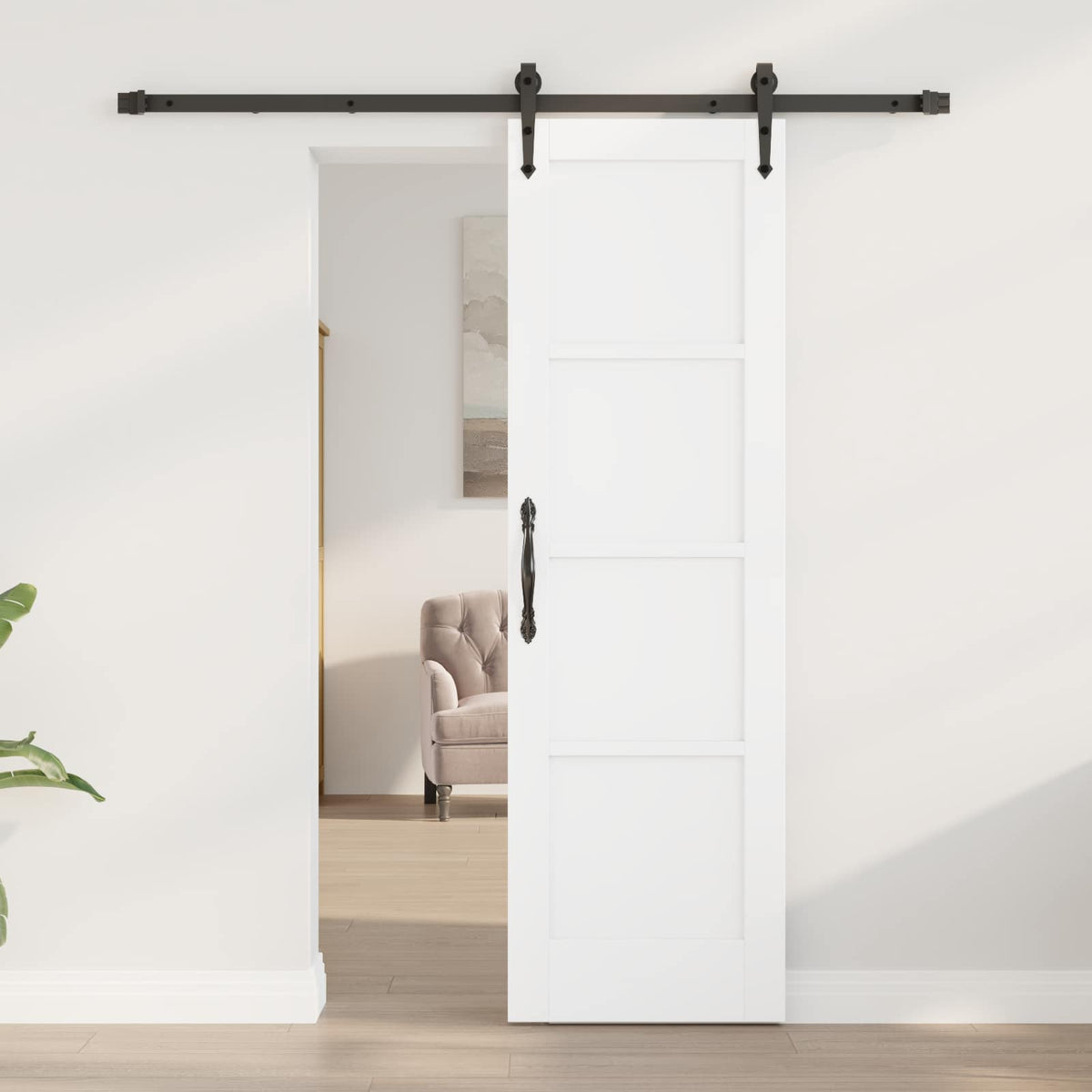 Συρόμενη Πόρτα ORKDAL 61 x 198,5 cm Επεξεργασμένο Ξύλο - Pakobazaar