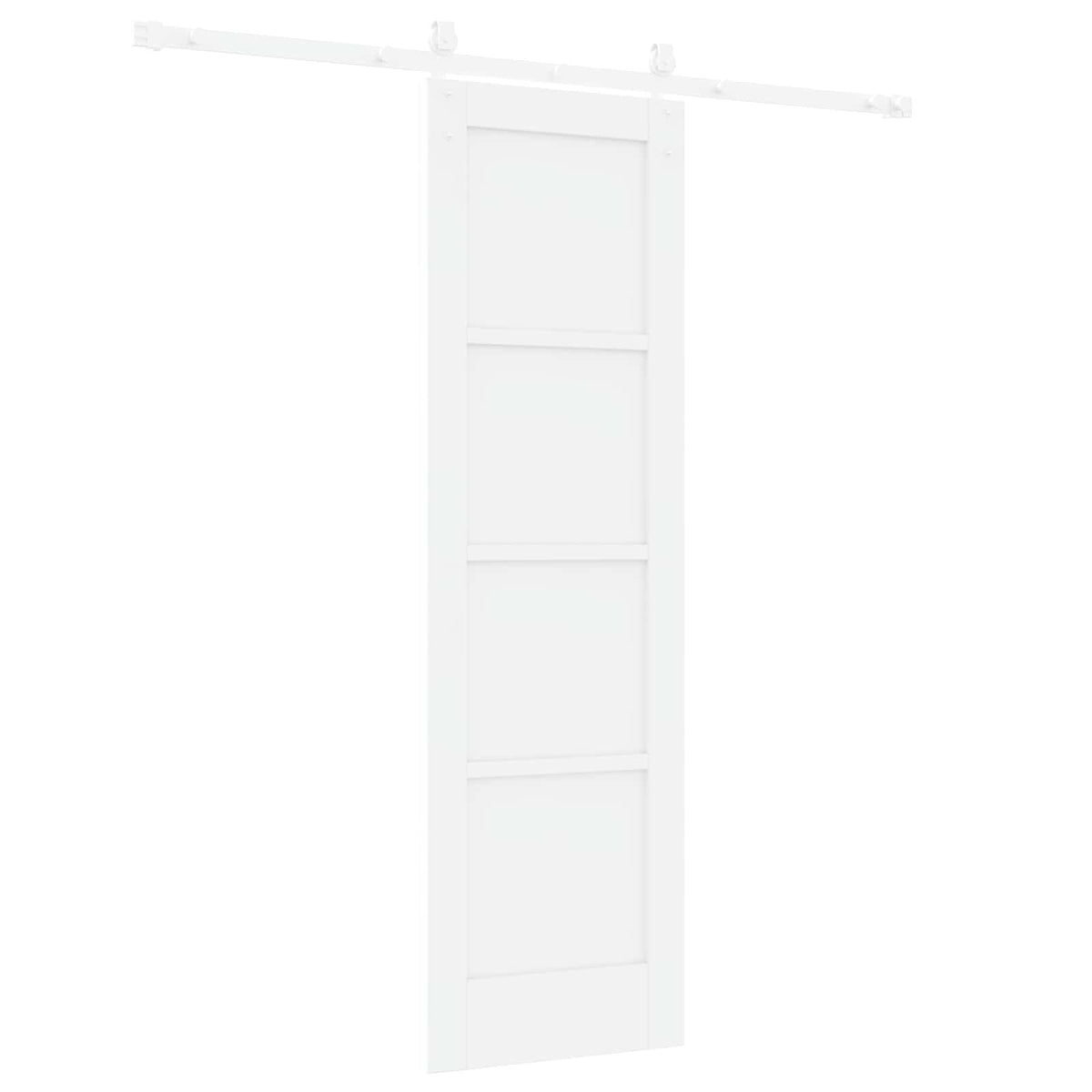 Συρόμενη Πόρτα ORKDAL 61 x 198,5 cm Επεξεργασμένο Ξύλο Λευκό