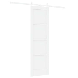 Συρόμενη Πόρτα ORKDAL 61 x 198,5 cm Επεξεργασμένο Ξύλο Λευκό
