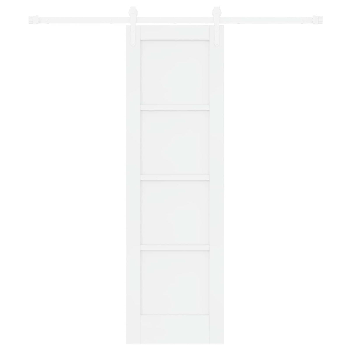 Συρόμενη Πόρτα ORKDAL 61 x 198,5 cm Επεξεργασμένο Ξύλο Λευκό
