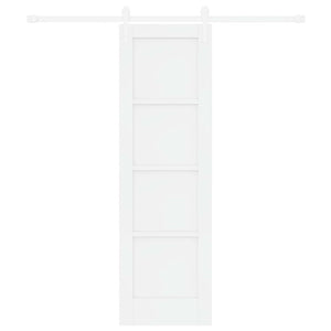 Συρόμενη Πόρτα ORKDAL 61 x 198,5 cm Επεξεργασμένο Ξύλο Λευκό
