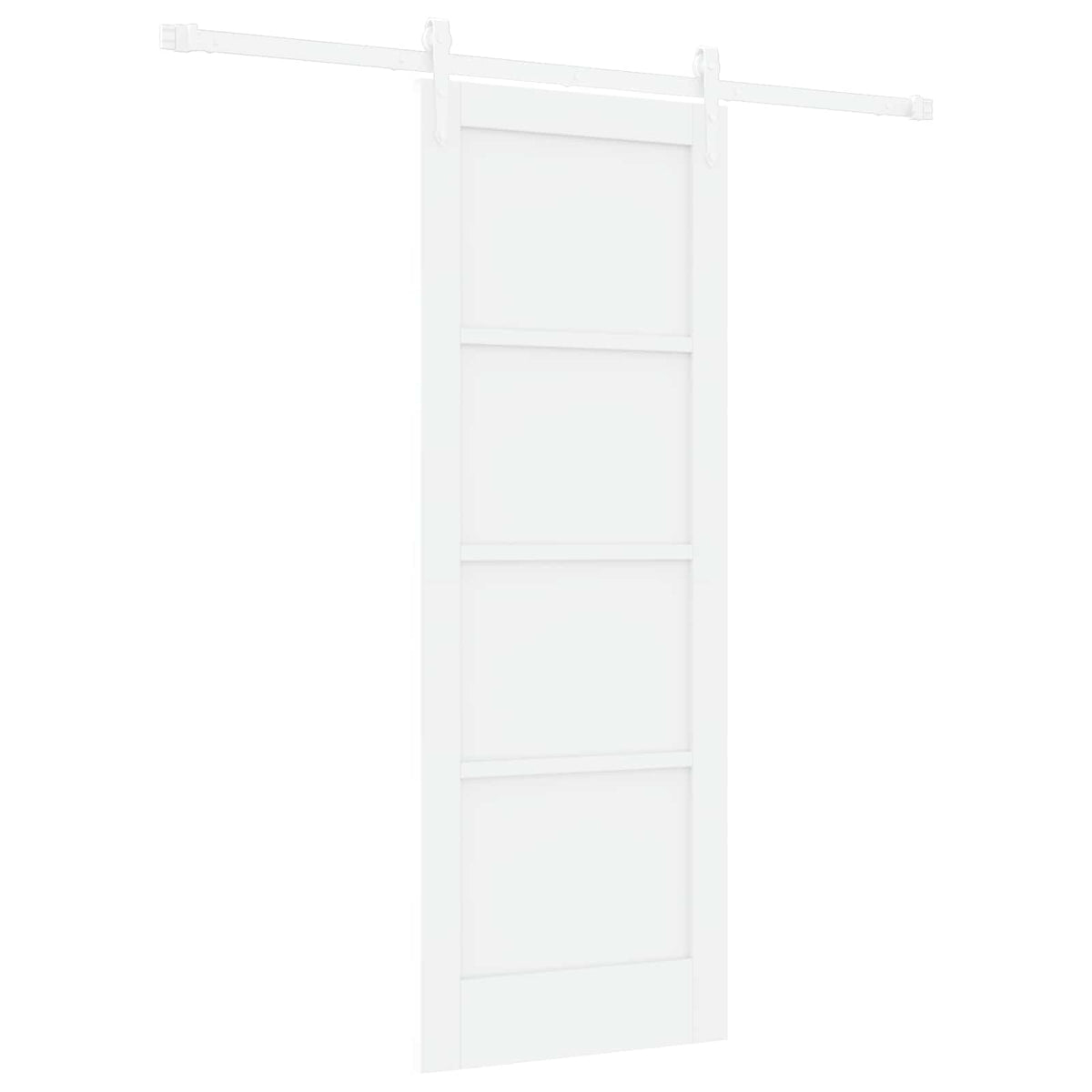 Συρόμενη Πόρτα ORKDAL 73,5 x 198,5 cm Επεξεργασμένο Ξύλο Λευκό