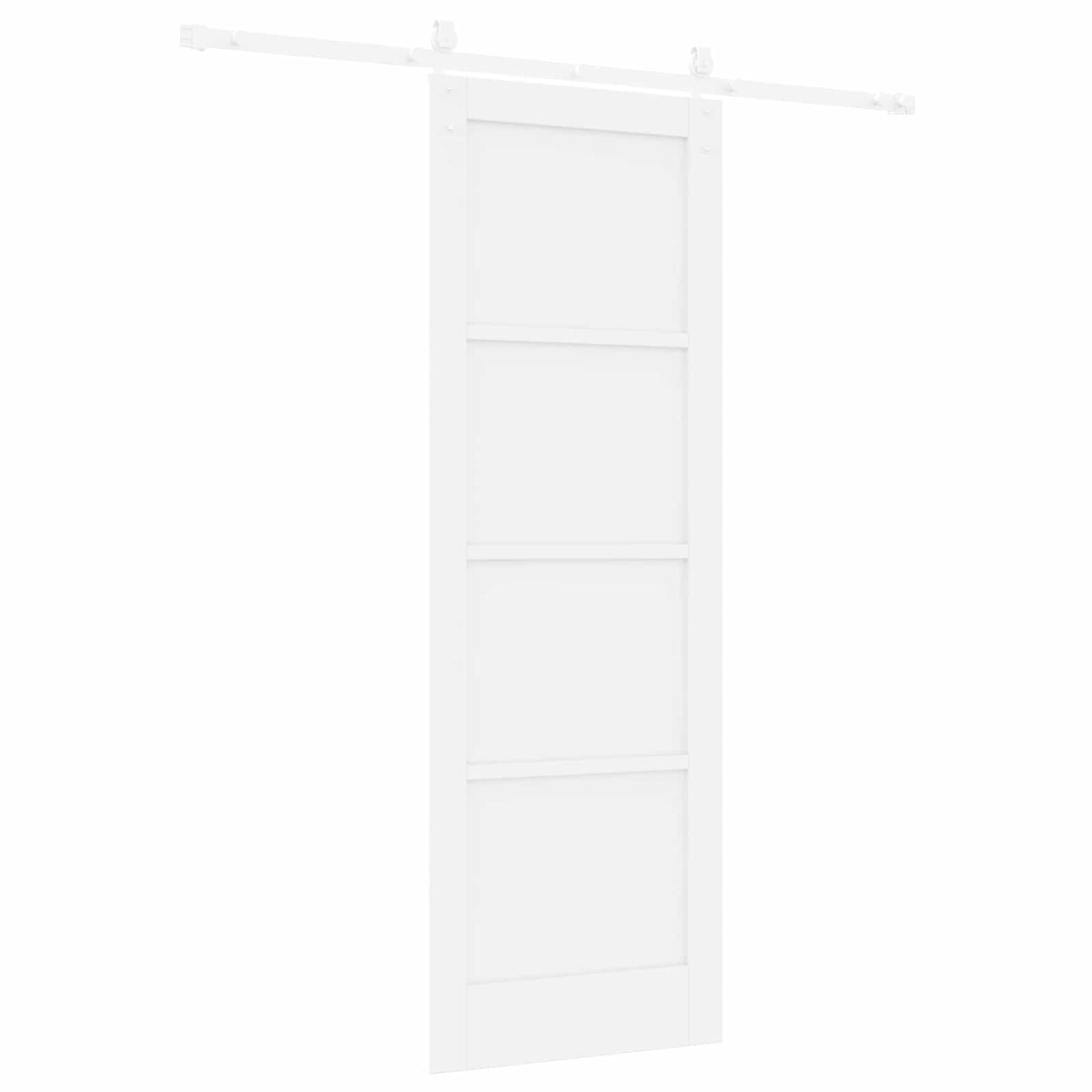 Συρόμενη Πόρτα ORKDAL 73,5 x 211 cm Επεξεργασμένο Ξύλο Λευκό