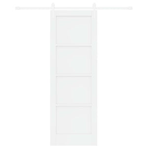 Συρόμενη Πόρτα ORKDAL 73,5 x 211 cm Επεξεργασμένο Ξύλο Λευκό