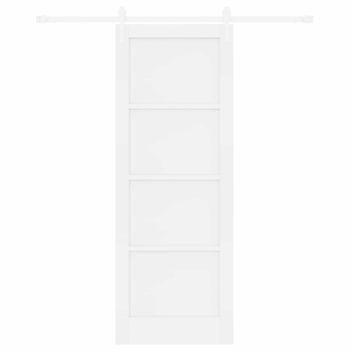 Συρόμενη Πόρτα ORKDAL 78 x 211 cm Επεξεργασμένο Ξύλο Λευκό