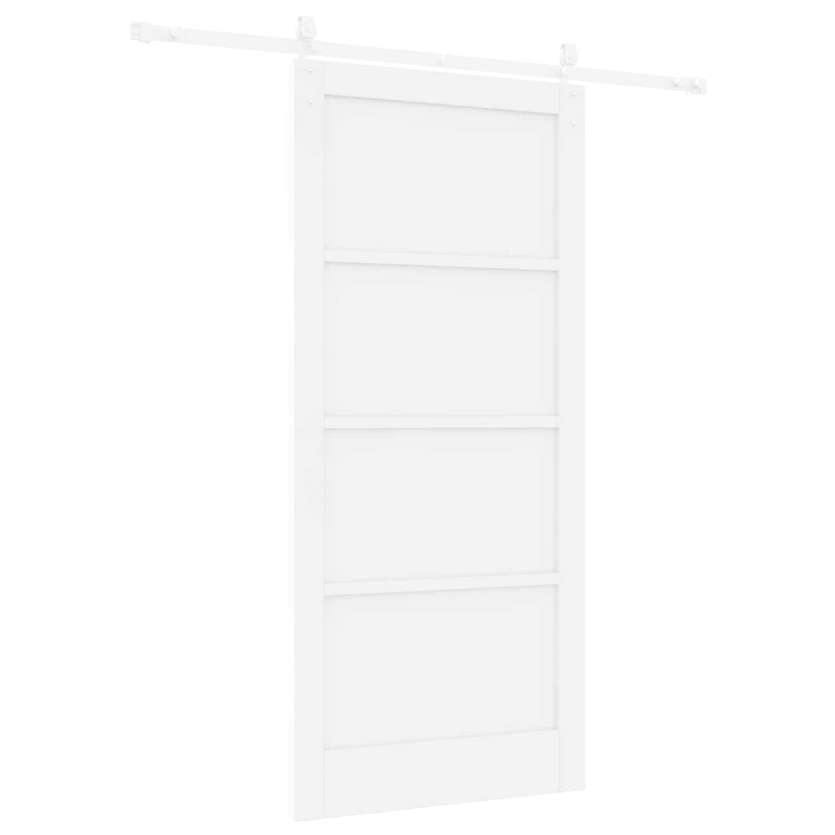 Συρόμενη Πόρτα ORKDAL 93 x 202 cm Επεξεργασμένο Ξύλο Λευκό