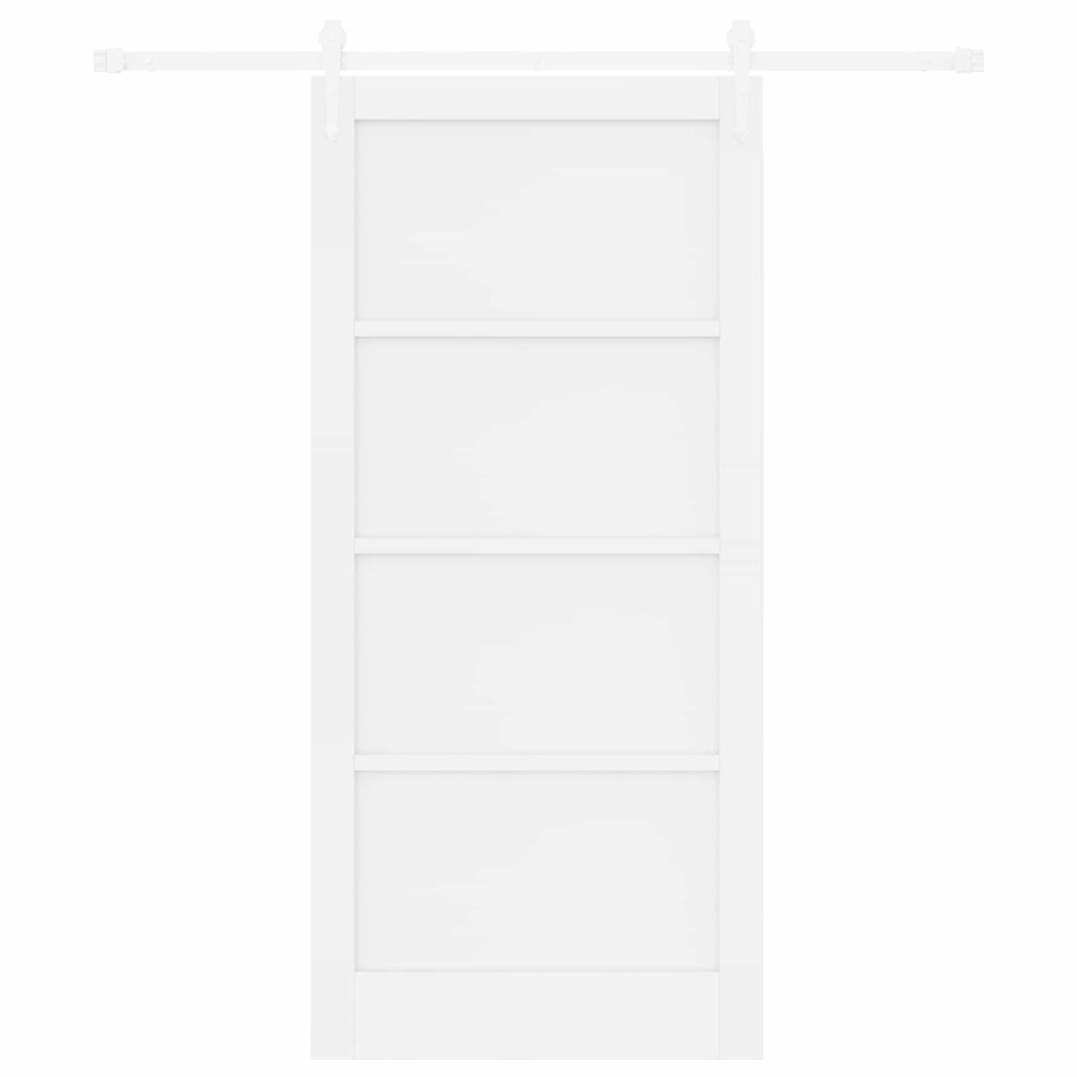 Συρόμενη Πόρτα ORKDAL 93 x 202 cm Επεξεργασμένο Ξύλο Λευκό