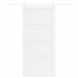 Συρόμενη Πόρτα ORKDAL 93 x 202 cm Επεξεργασμένο Ξύλο Λευκό
