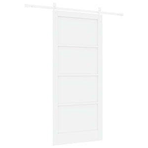 Συρόμενη Πόρτα ORKDAL 93 x 211 cm Επεξεργασμένο Ξύλο Λευκό