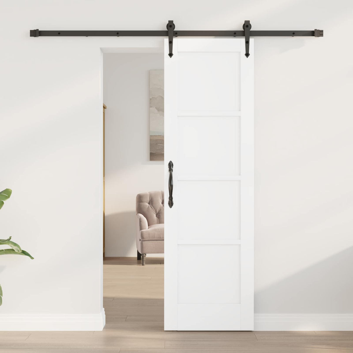 Συρόμενη Πόρτα ORKDAL 61 x 198,5 cm Επεξεργασμένο Ξύλο - Pakobazaar