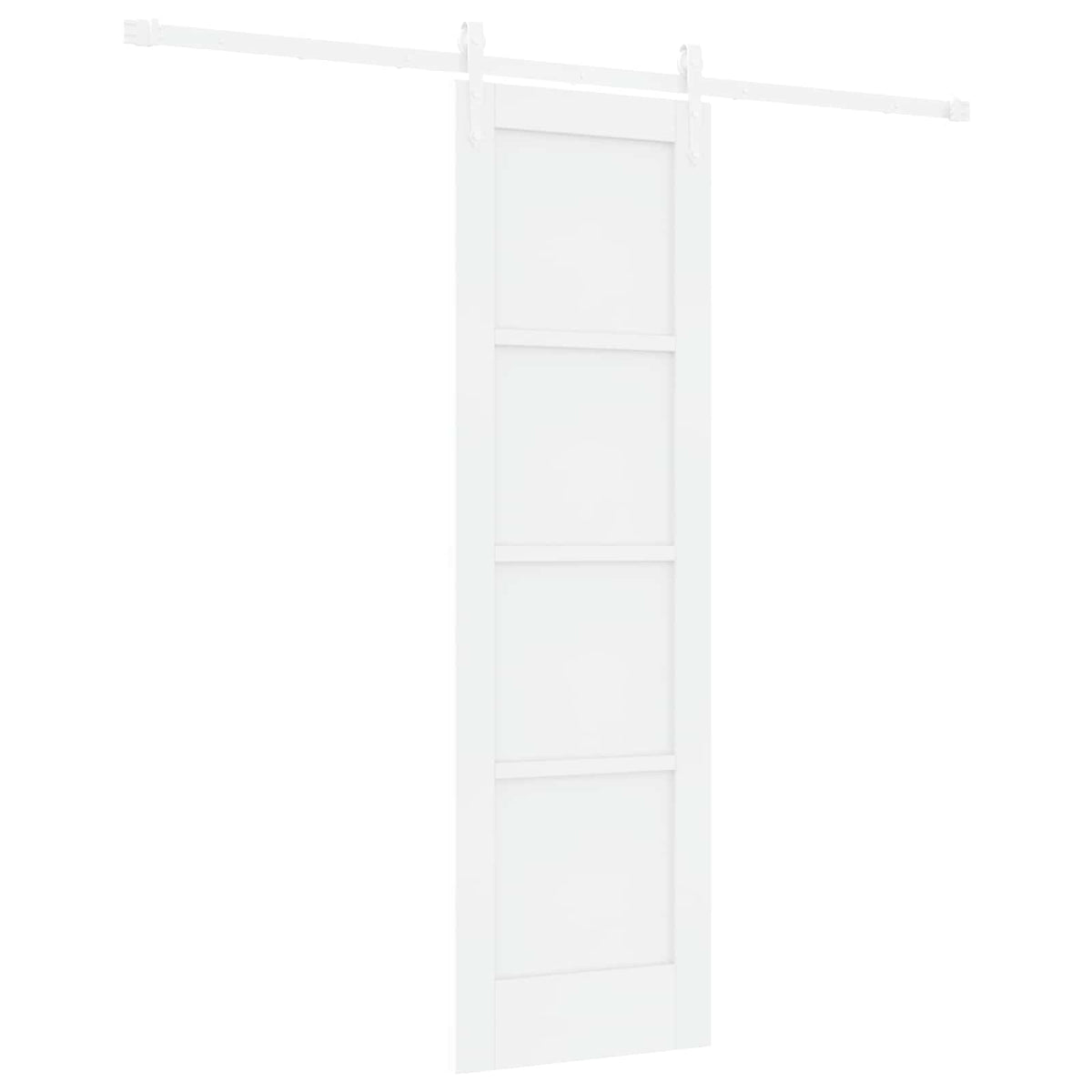 Συρόμενη Πόρτα ORKDAL 61 x 198,5 cm Επεξεργασμένο Ξύλο Λευκό - Pakobazaar