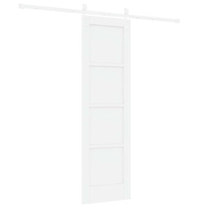 Συρόμενη Πόρτα ORKDAL 61 x 198,5 cm Επεξεργασμένο Ξύλο Λευκό - Pakobazaar