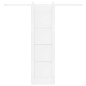 Συρόμενη Πόρτα ORKDAL 61 x 198,5 cm Επεξεργασμένο Ξύλο Λευκό - Pakobazaar