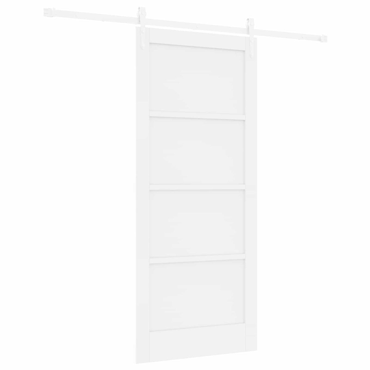 Συρόμενη Πόρτα ORKDAL 86 x 198,5 cm Επεξεργασμένο Ξύλο Λευκό - Pakobazaar