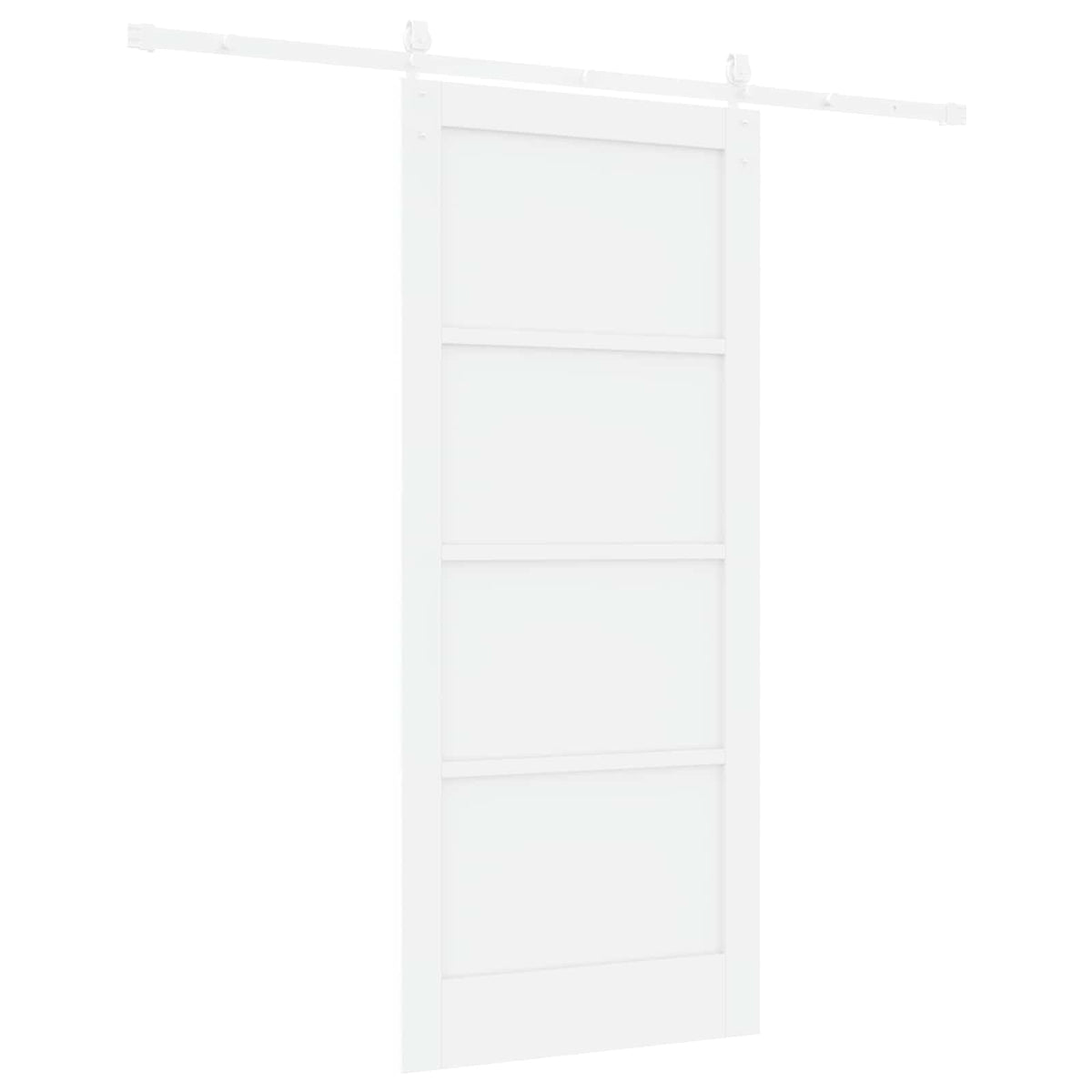 Συρόμενη Πόρτα ORKDAL 86 x 198,5 cm Επεξεργασμένο Ξύλο Λευκό - Pakobazaar