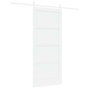 Συρόμενη Πόρτα ORKDAL 86 x 198,5 cm Επεξεργασμένο Ξύλο Λευκό - Pakobazaar