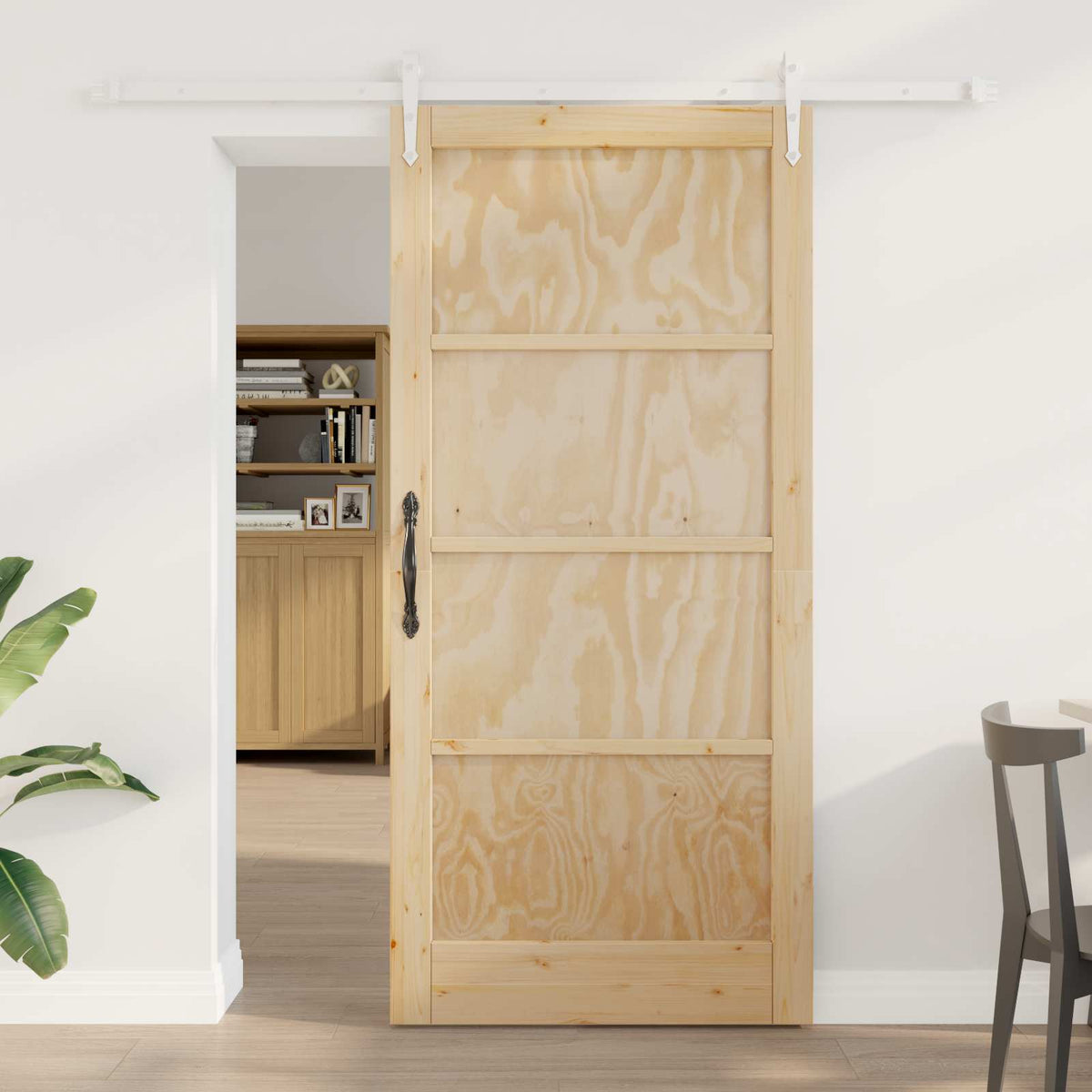 Συρόμενη Πόρτα ORKDAL 93 x 202 cm Επεξεργασμένο Ξύλο