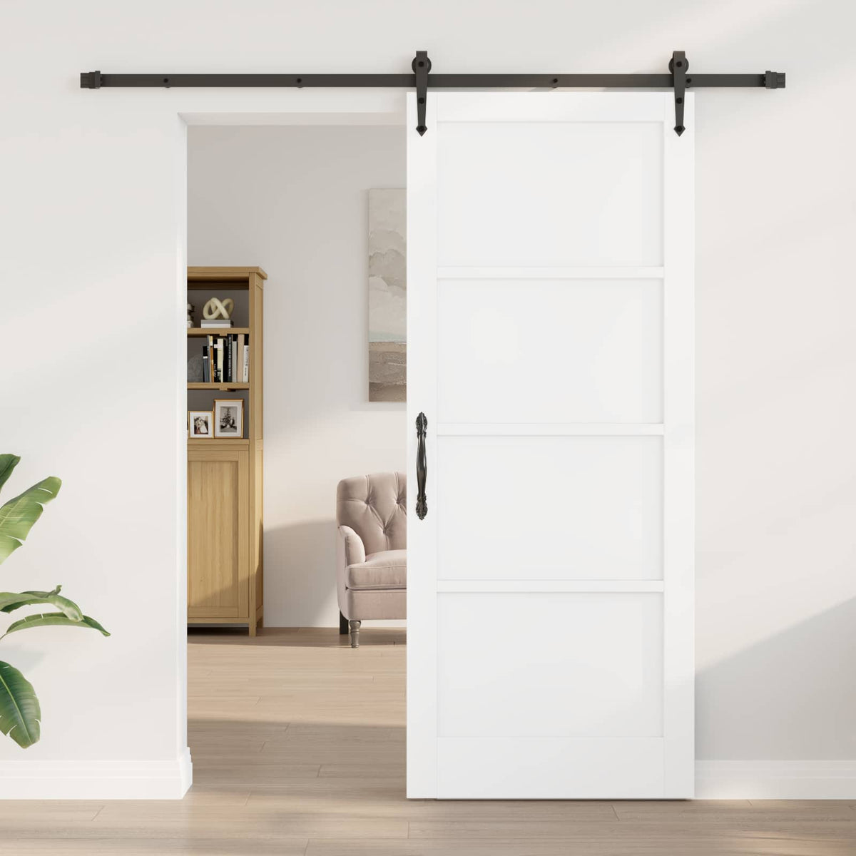 Συρόμενη Πόρτα ORKDAL 86 x 211 cm Επεξεργασμένο Ξύλο - Pakobazaar