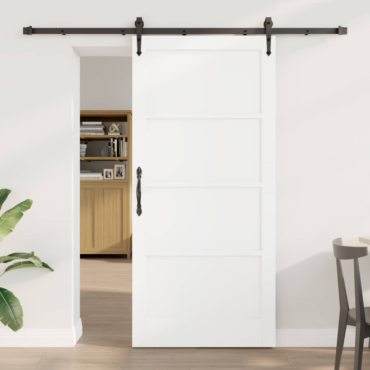 Συρόμενη Πόρτα ORKDAL 93 x 202 cm Επεξεργασμένο Ξύλο - Pakobazaar