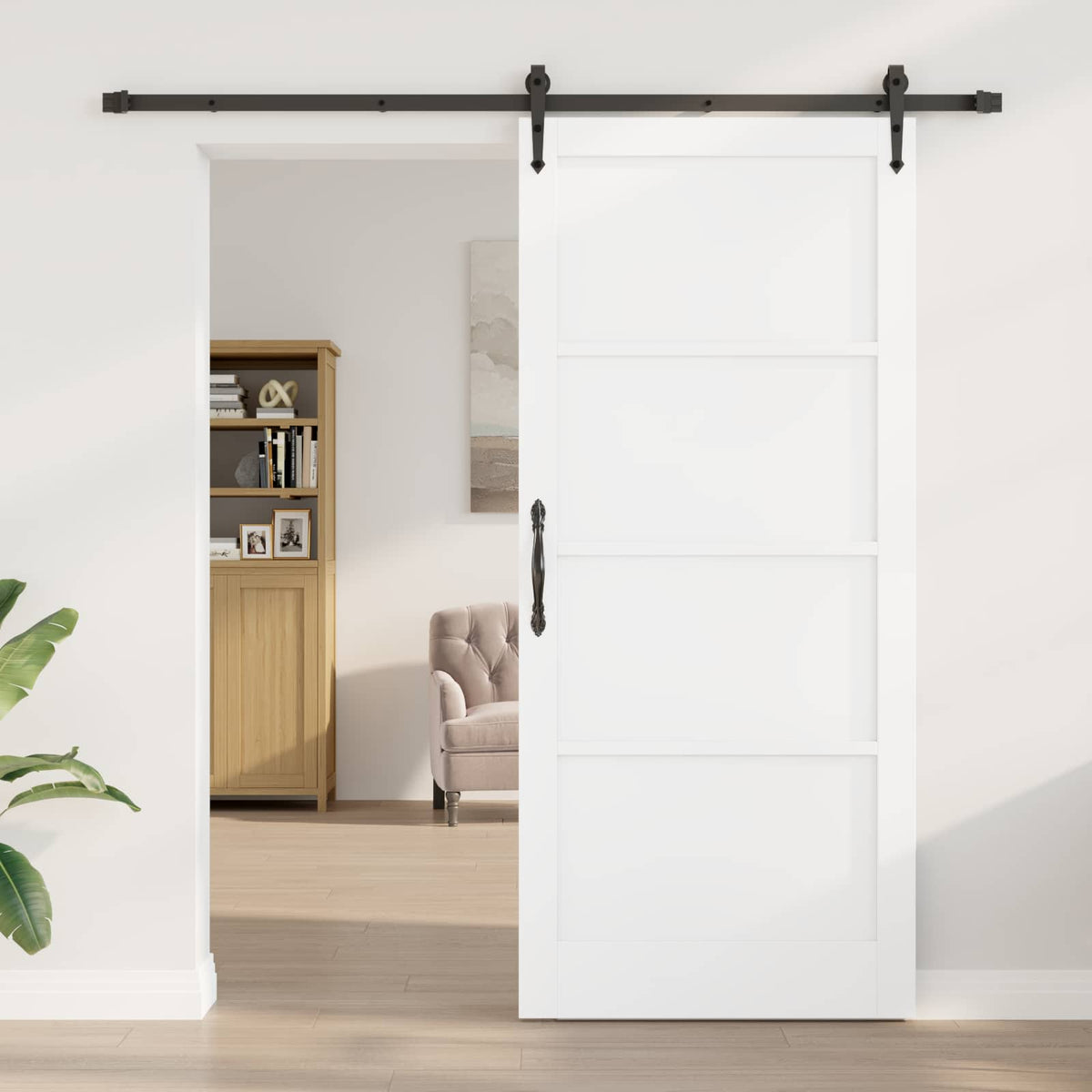 Συρόμενη Πόρτα ORKDAL 93 x 211 cm Επεξεργασμένο Ξύλο - Pakobazaar