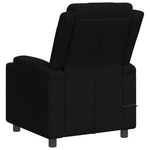 Ανακλινόμενη Πολυθρόνα Μασάζ Μαύρο 75 x 95 x 100 cm Ύφασμα - Pakobazaar