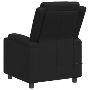 Ανακλινόμενη Πολυθρόνα Μασάζ Μαύρο 75 x 95 x 100 cm Ύφασμα