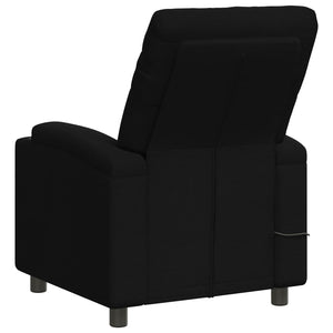 Ανακλινόμενη Πολυθρόνα Μασάζ Μαύρο 75 x 95 x 101 cm Ύφασμα