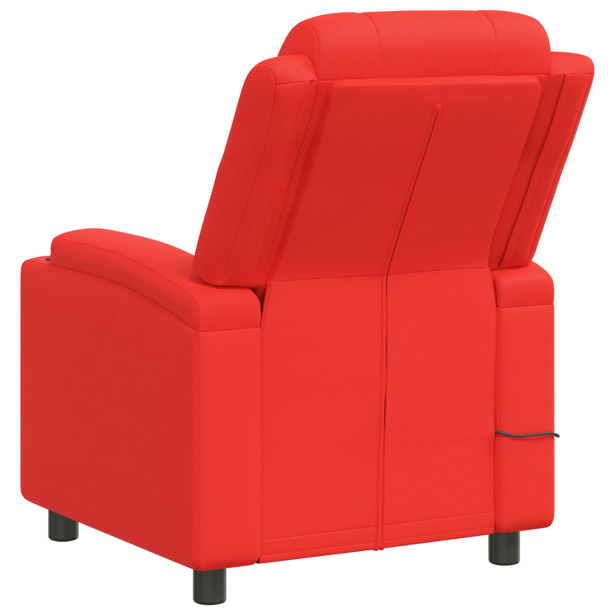 Ανακλινόμενη Πολυθρόνα Μασάζ Κόκκινο 75 x 93 x 98 cm Ύφασμα - Pakobazaar
