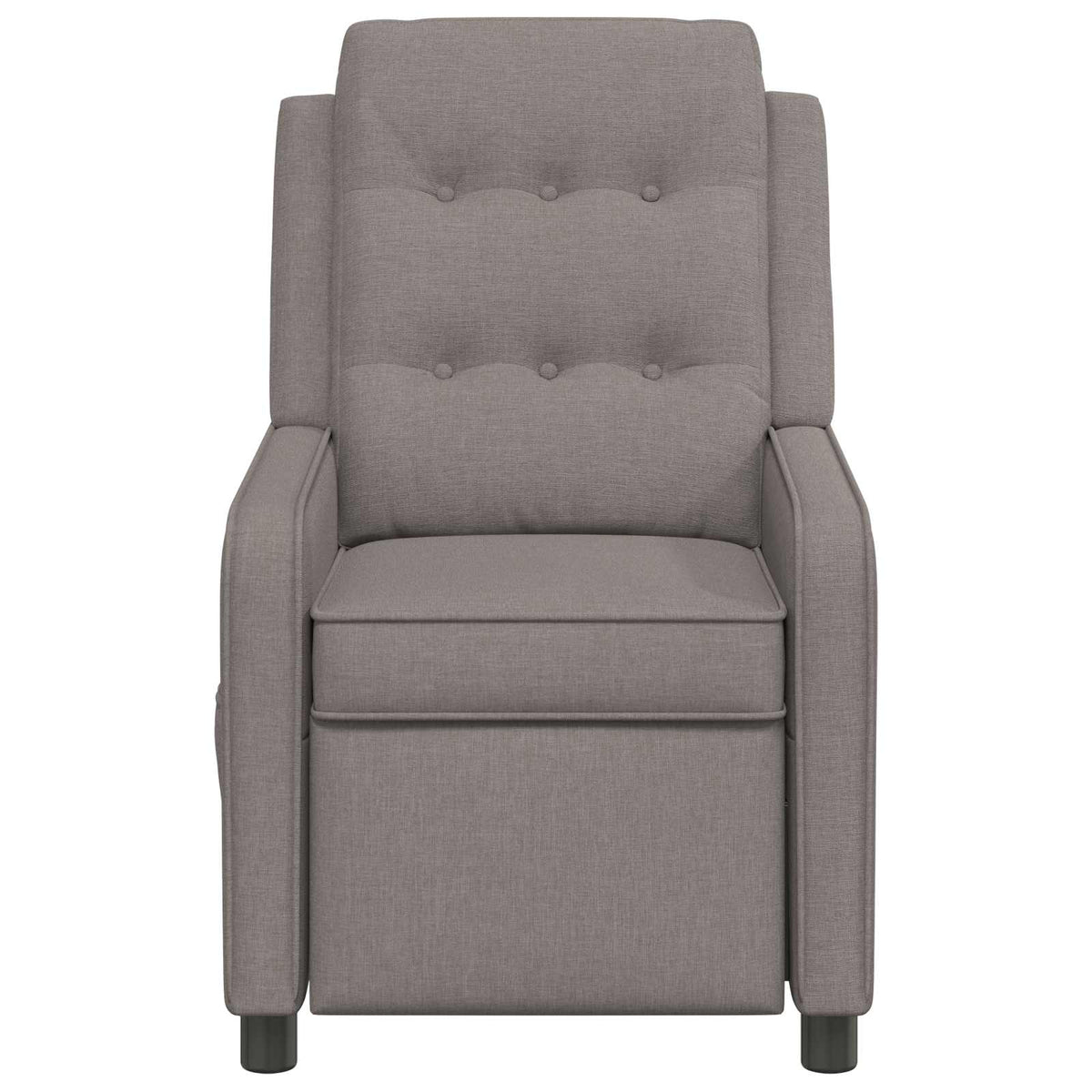 Ανακλινόμενη πολυθρόνα Taupe 65 x 93 x 102 cm Ύφασμα