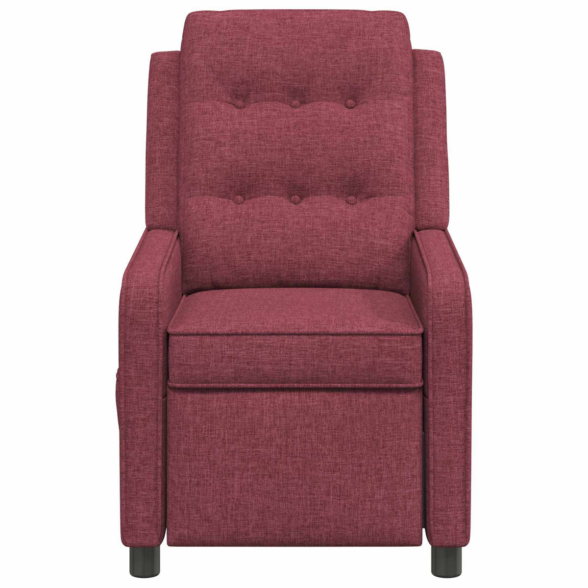 Ανακλινόμενη Πολυθρόνα Μασάζ Κόκκινο 65 x 93 x 102 cm Ύφασμα