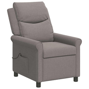 Ανακλινόμενη Πολυθρόνα Μασάζ Taupe 69 x 93 x 102 cm Ύφασμα
