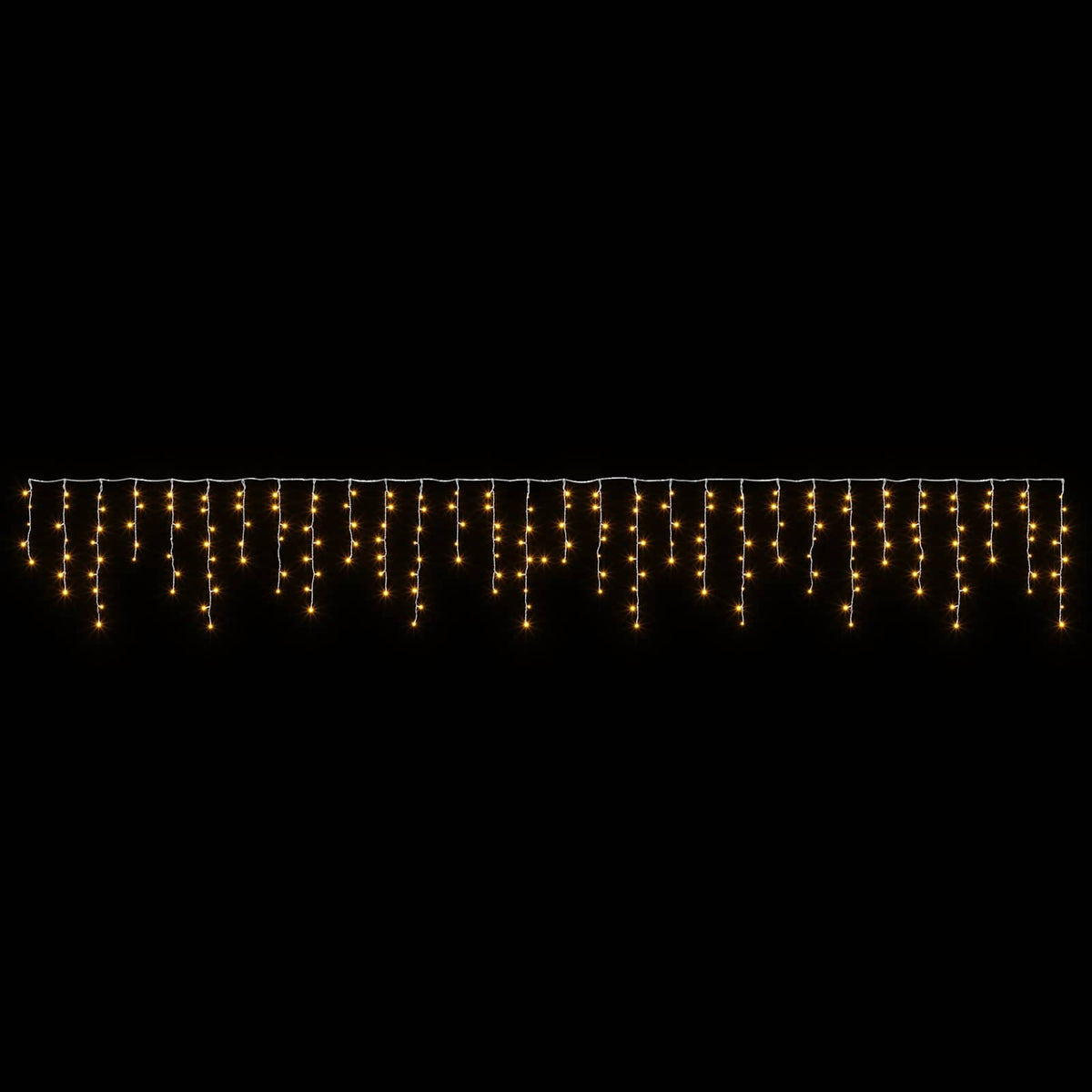 Φωτάκια κουρτίνα 210 LED Θερμό λευκό 500 x 72 cm