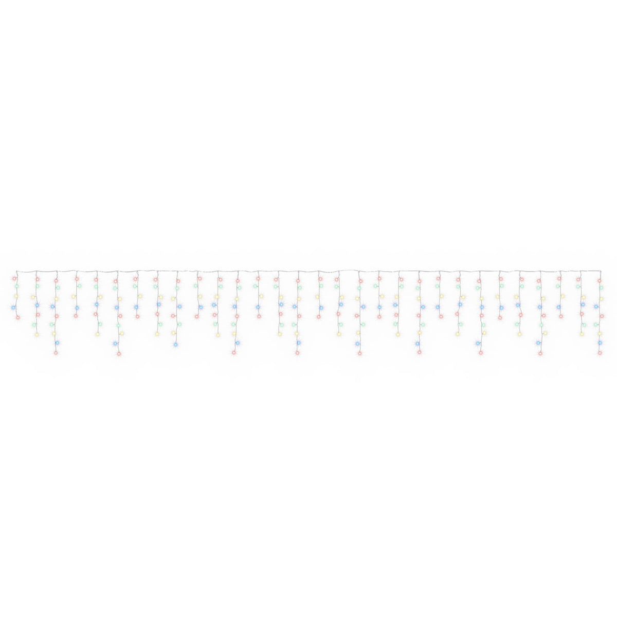Φωτάκια κουρτίνα 210 LED Πολύχρωμο 500 x 72 cm