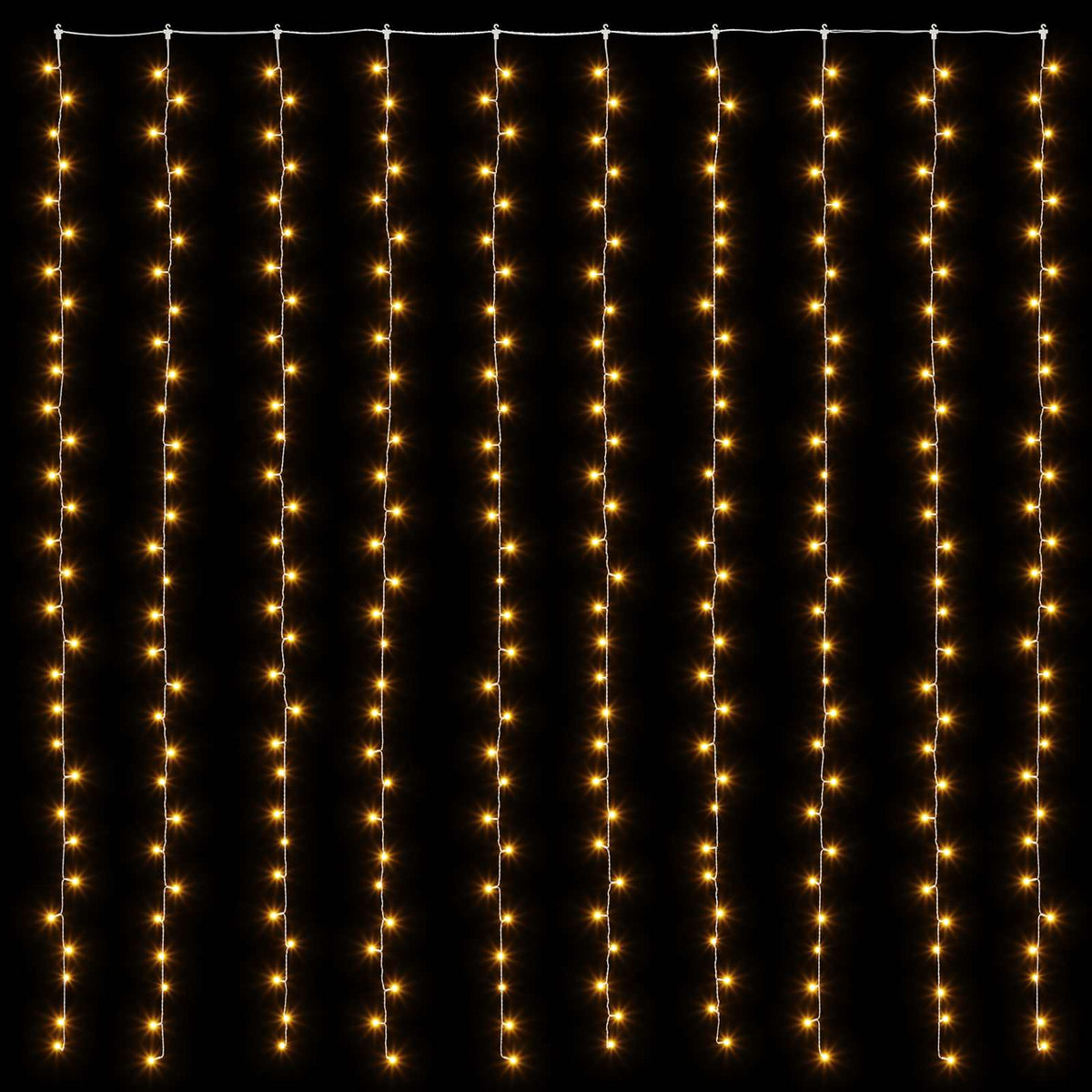 Φωτοκουρτίνα Διαφανές 300 x 300 cm PVC 300 LED