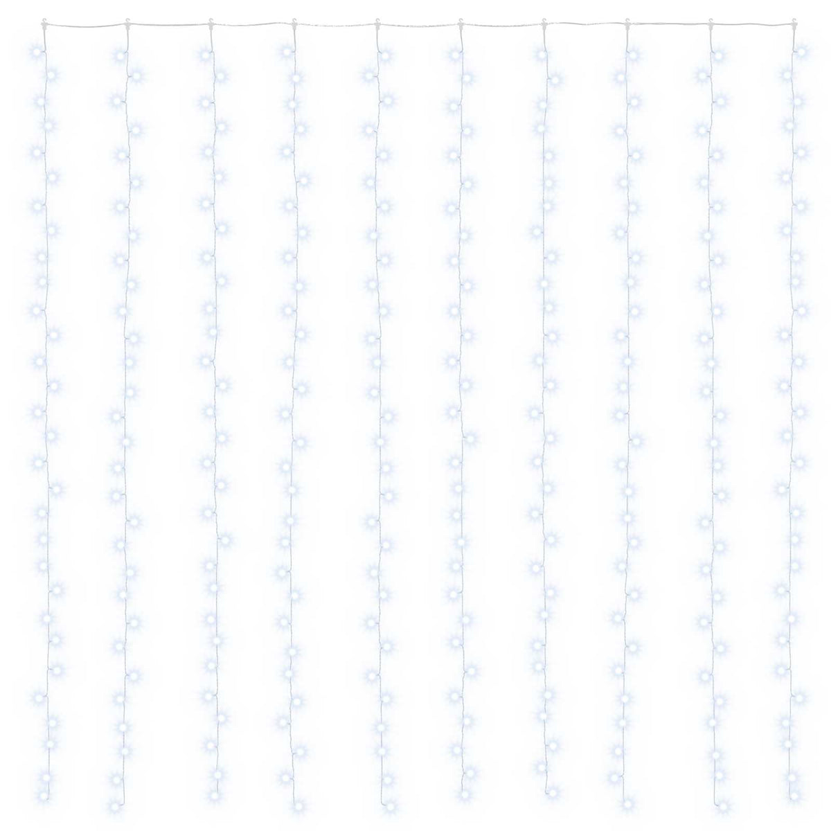 Φωτοκουρτίνα Διαφανές 300 x 300 cm PVC 300 LED