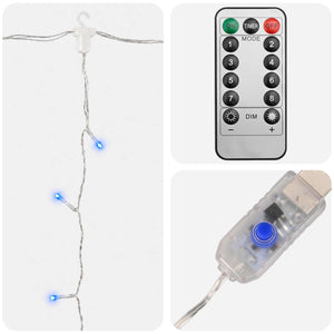 Φωτοκουρτίνα Διαφανές 300 x 300 cm PVC 300 LED