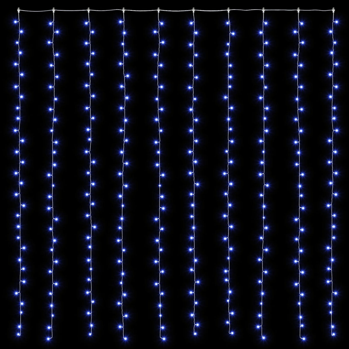 Φωτοκουρτίνα Διαφανές 300 x 300 cm PVC 300 LED