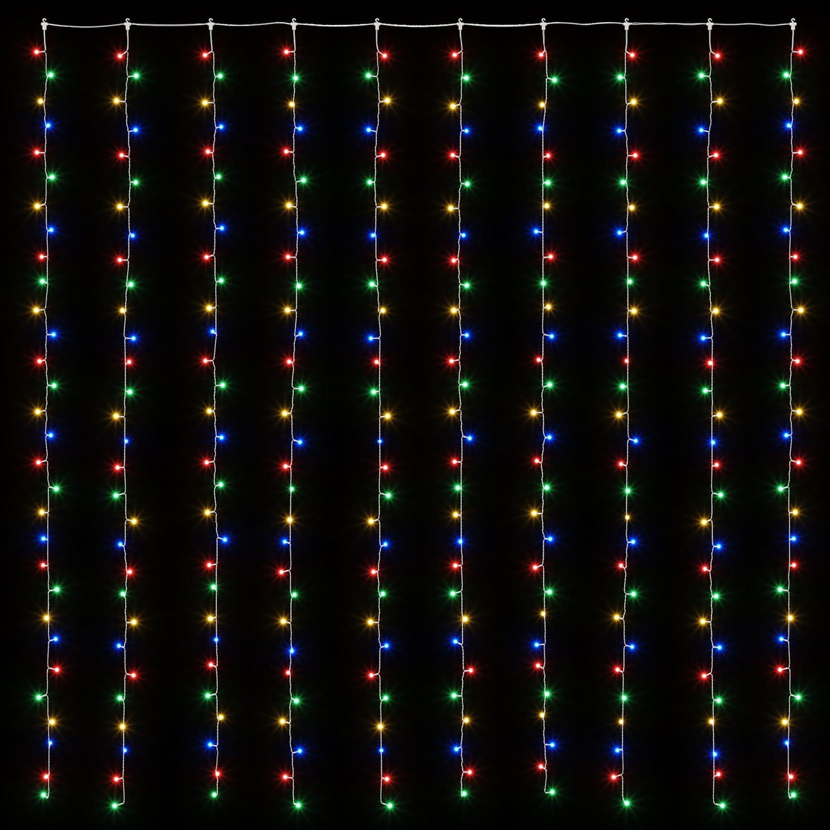 Φωτοκουρτίνα Διαφανές 300 x 300 cm PVC 300 LED