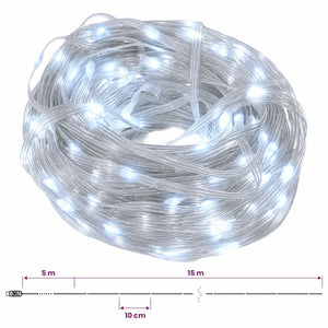 Φωτοσωλήνες Διαφανές 15 m PVC 150 LED