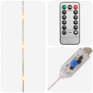 Φωτοσωλήνες Διαφανές 40 m PVC 400 LED